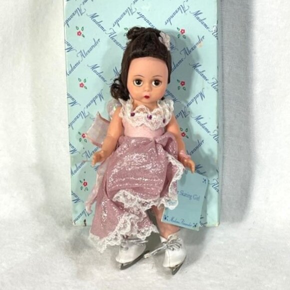 Madame Alexander restrung 8" Ice Skating Girl #16361 doll.